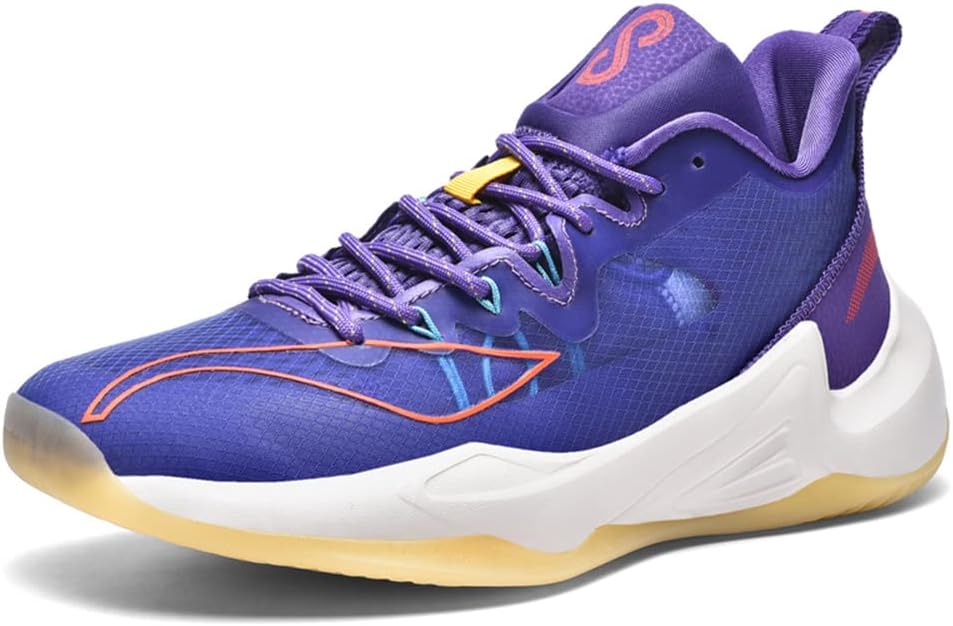 

Мужские кроссовки Mashangfu для повседневной носки, прогулок, работы, баскетбола и бега, фиолетовый