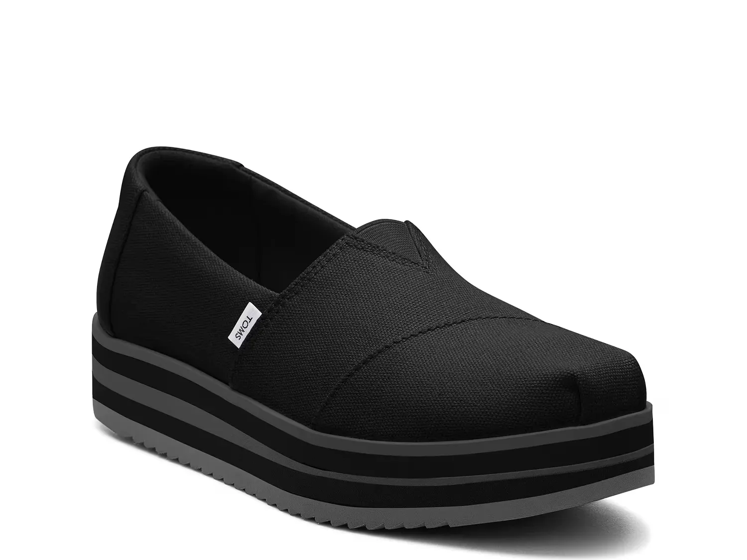 Alp Midform Platform Слипоны - женские Toms, Black