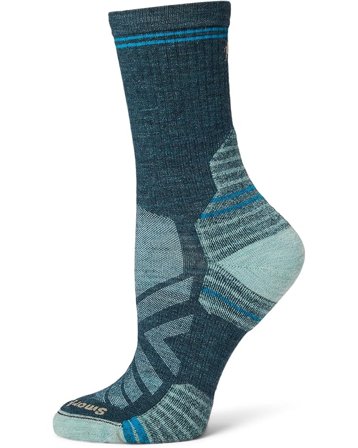 

Носки Smartwool Hike Targeted Cushion Mid Crew Socks, цвет Twilight Blue