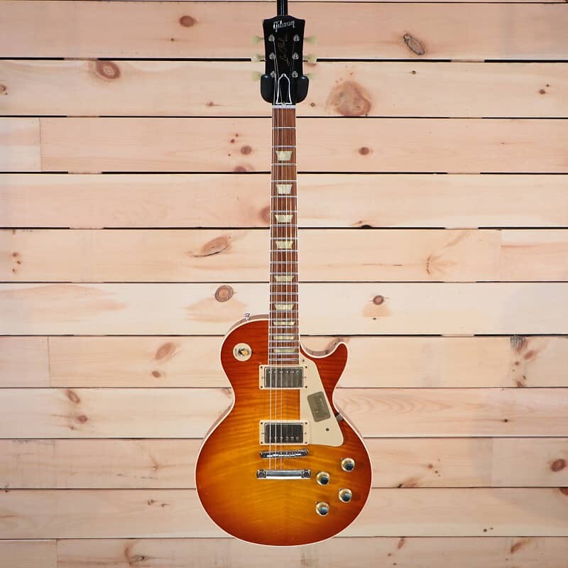 Электрогитара Gibson Les Paul Standard 1960 P.137 - R060012 - PLEK'd — фото 4