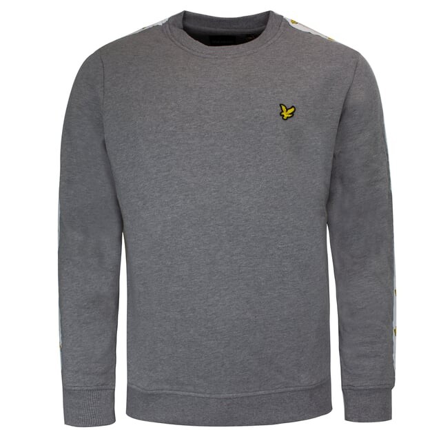 

Проклеенный мужской свитер серый Lyle & Scott, серый