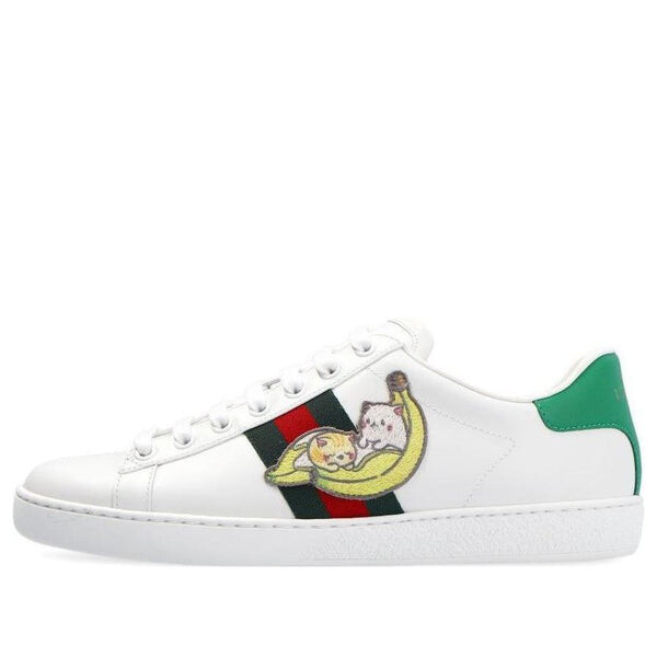 Кроссовки bananya x ace Gucci, белый