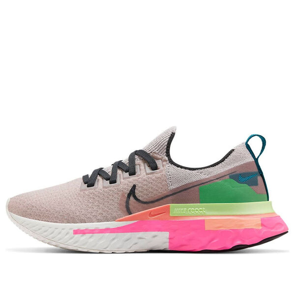 

Кроссовки React Infinity Run Flyknit Premium Nike, розовый