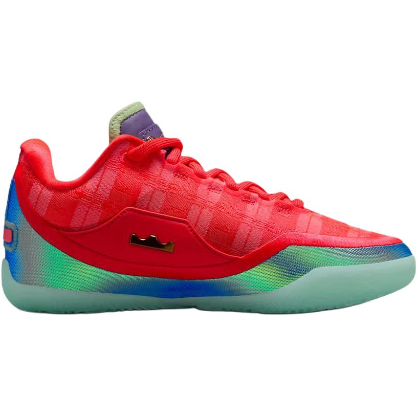 Nike Lebron 23 Low top детские баскетбольные кроссовки Red Green для подростков — фото 3