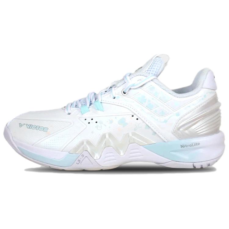 

Victor Амортизация, износостойкие низкие бадминтонные кроссовки Unisex белый синий