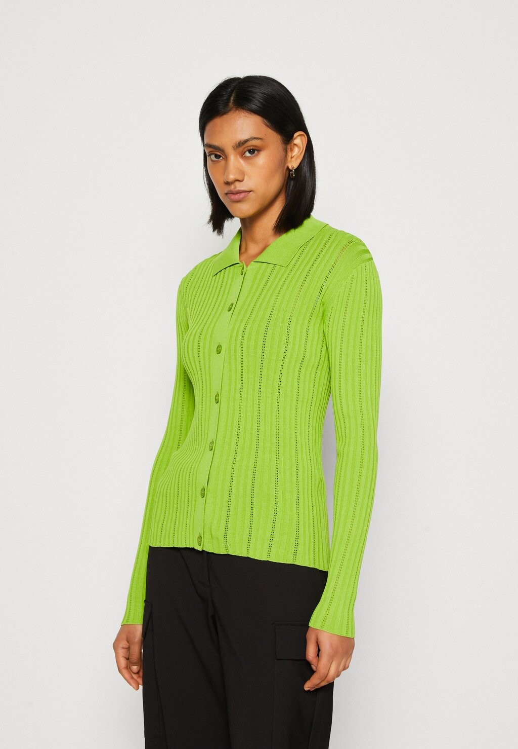 

Кардиган LEA CARDIGAN Samsøe Samsøe, цвет macaw green