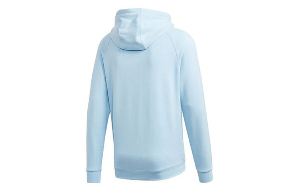 Толстовка adidas originals Plush Printing Light Blue, синий — фото 2