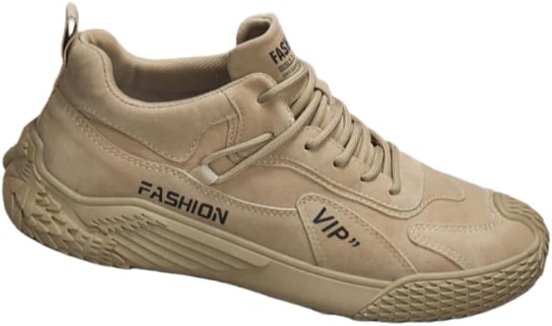 

Модные мужские спортивные кроссовки - с шнуровкой, с круглым носком, повседневные - удобные и легкие - подходят для ежедневного использования Hoalox, хаки