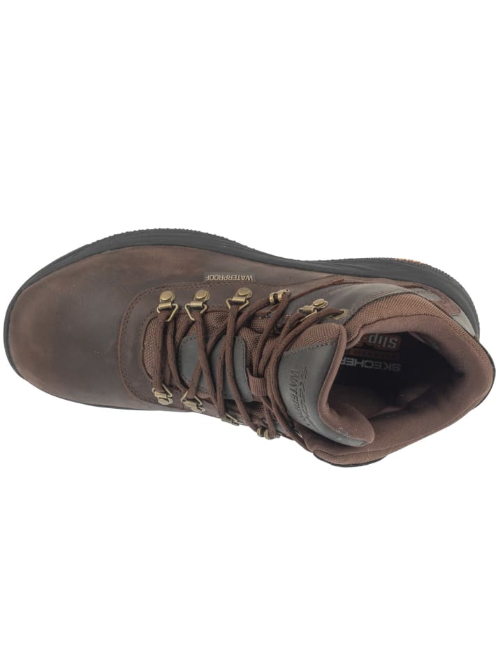 Кроссовки Skechers SlipIns: Meroe - Pikeman, коричневый цвет — фото 3