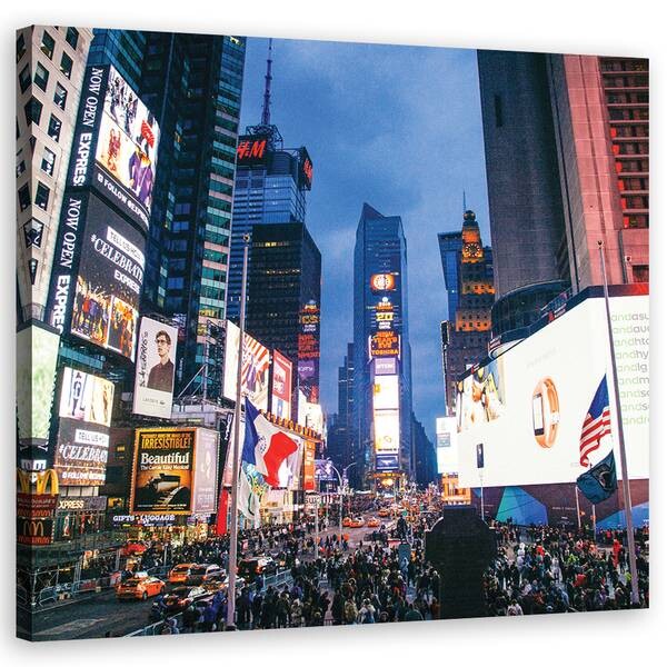

Картина на холсте Feeby New York Skyline Stadt, красочный