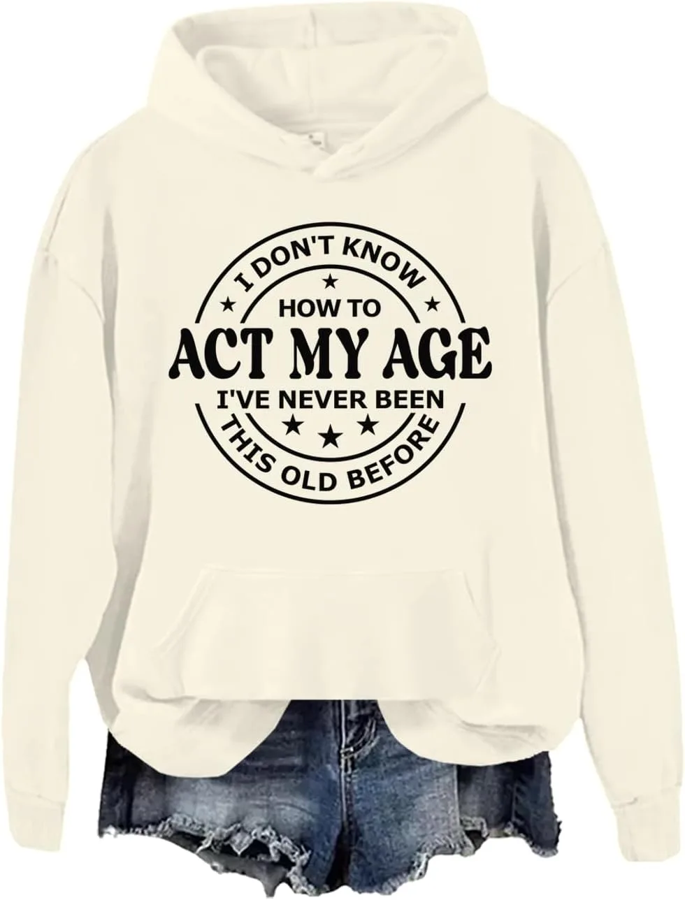 

Толстовка I Don't Know How to Act My Age Phncal