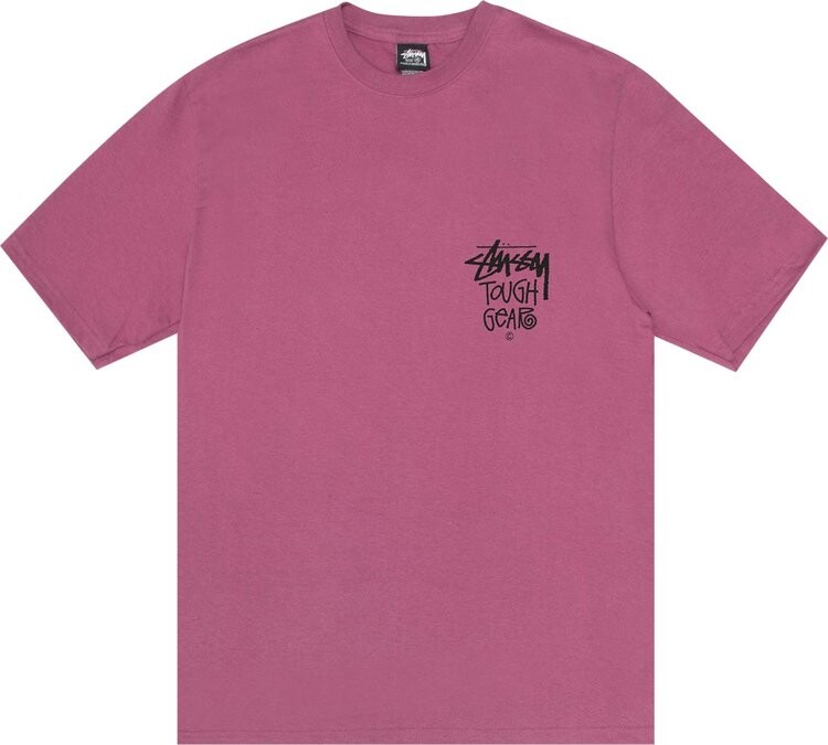 

Футболка Stussy Tough Gear 'Berry', розовый