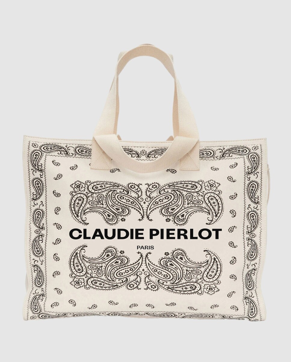 

Сумка на плечо из переработанного хлопка Claudie Pierlot, мультиколор