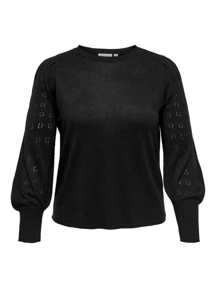 

ONLY Carmakoma Черный вязаный свитер