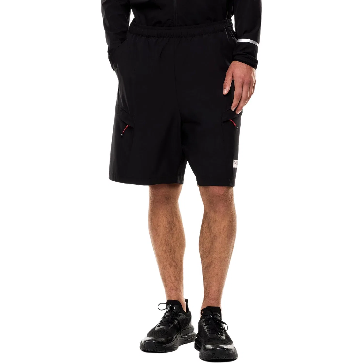 Шорты с логотипом EMPORIO ARMANI, Black — фото 3