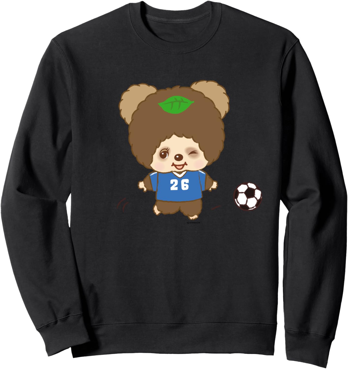 

Толстовка с графическим принтом Monchitch Monchhichi, черный