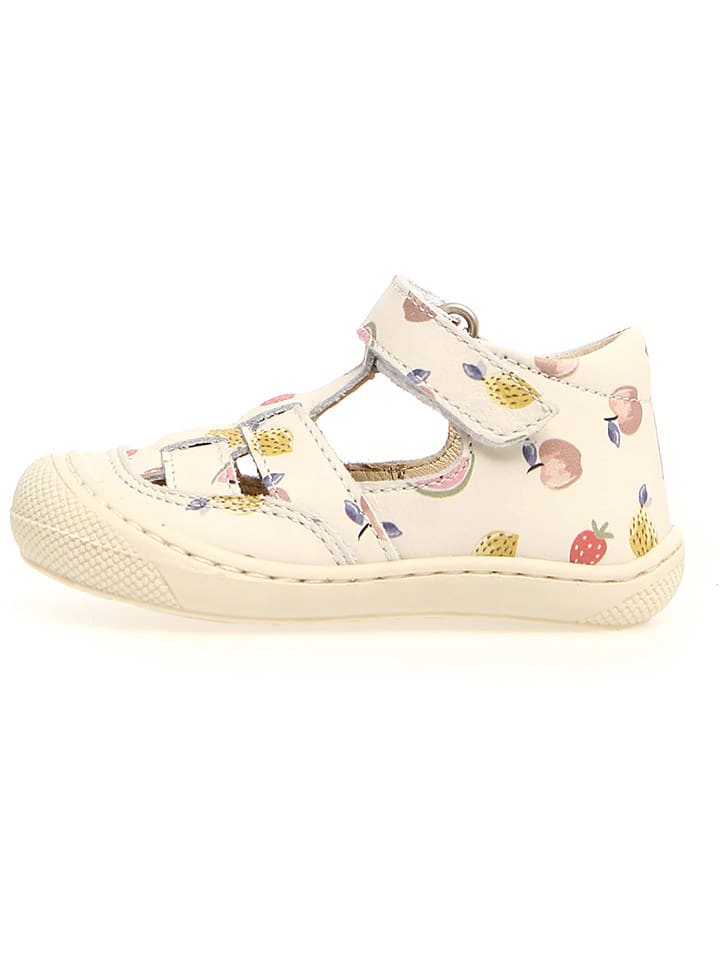 

Naturino Кожаные полусандалии "Wad" кремового цвета