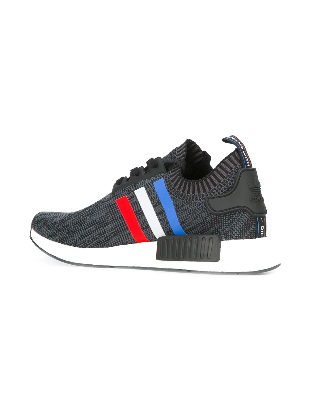 Кроссовки NMD_R1 Primeknit Adidas, серый — фото 3