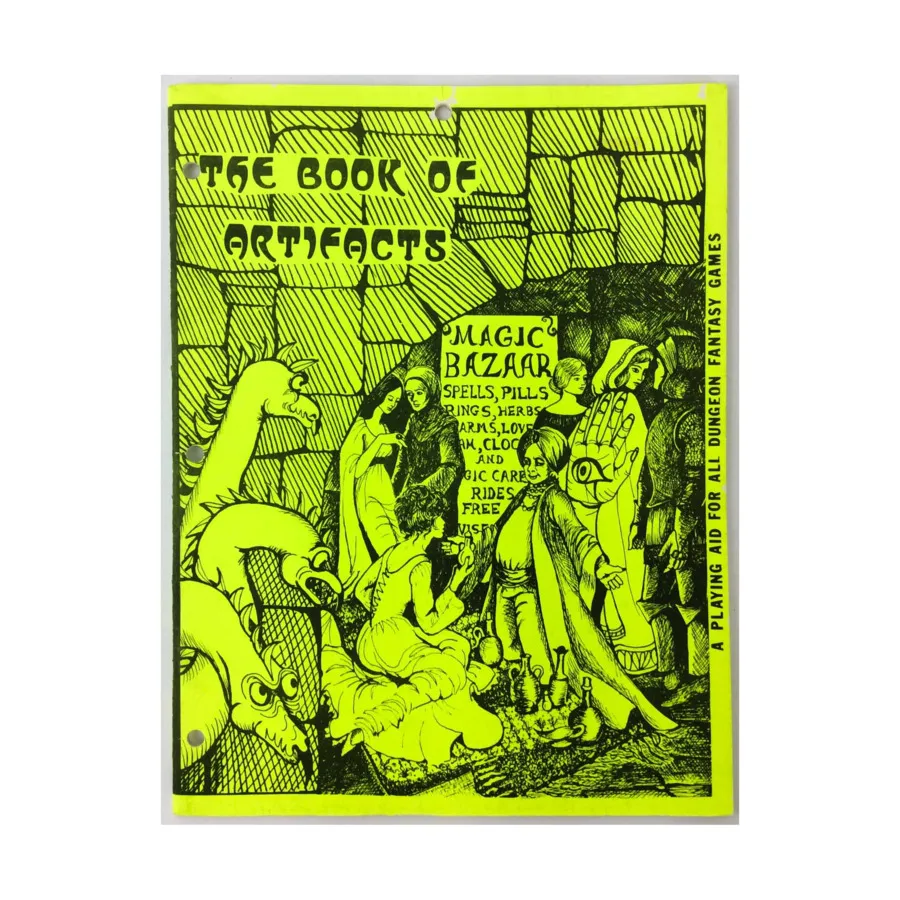 

Book of Artifacts (Green Cover), Fantasy Supplements (Dragon Tree Press), мягкая обложка