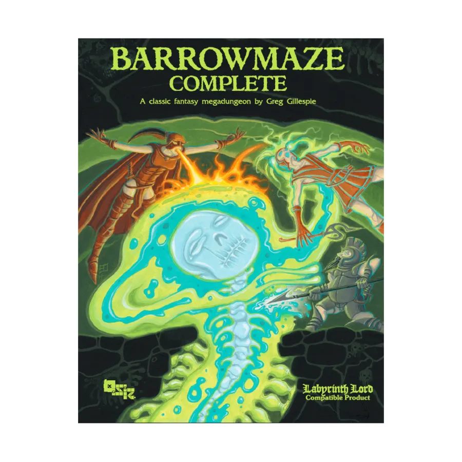 

Barrowmaze Complete (Labyrinth Lord Edition), Barrowmaze (Labyrinth Lord), твердый переплет