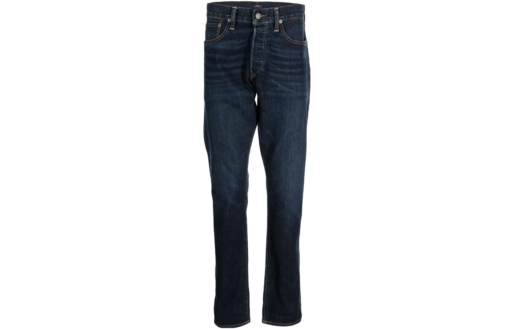 

Растягивающиеся джинсы из денима Polo Ralph Lauren, синий