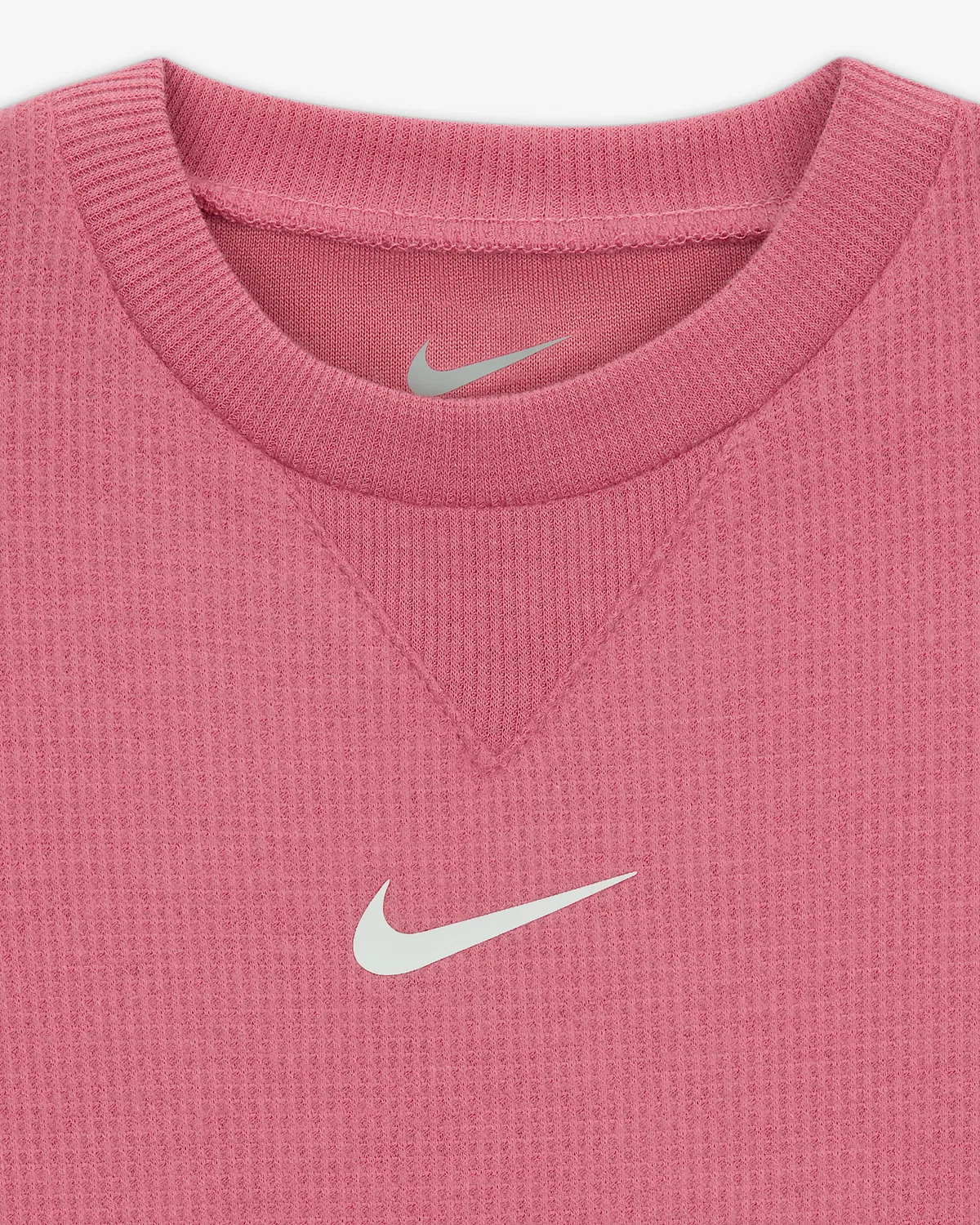 Боди-ромпер Nike Baby Waffle, Pink — фото 3