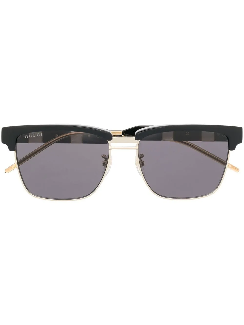 

Солнцезащитные очки в квадратной оправе Gucci Eyewear, черный