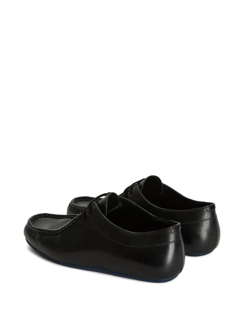 Лоферы на шнуровке JIL SANDER, черный — фото 3