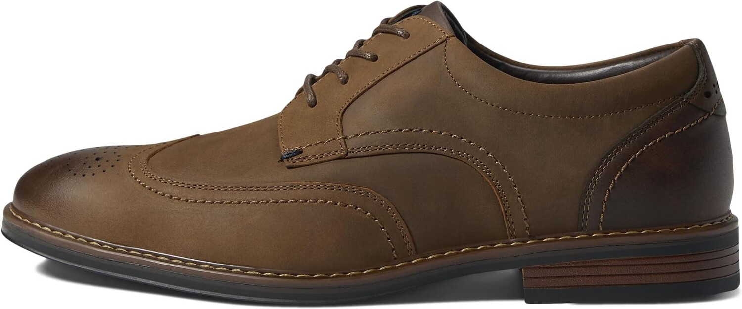 Оксфорды Centro Flex Wing Tip Oxford Nunn Bush, цвет Brown Crazy Horse — фото 4
