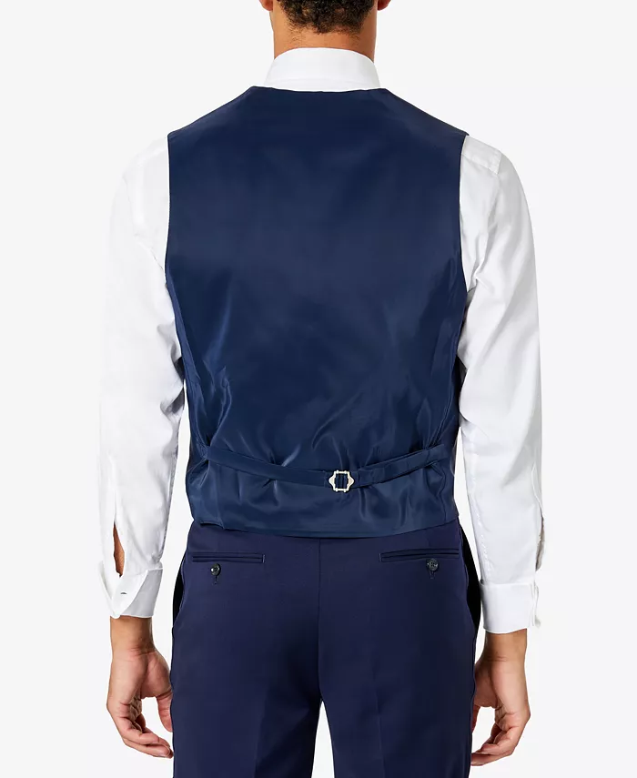 Мужской современный жилет-смокинг Modern-Fit Flex Stretch с эластичной тканью Tommy Hilfiger, синий — фото 2