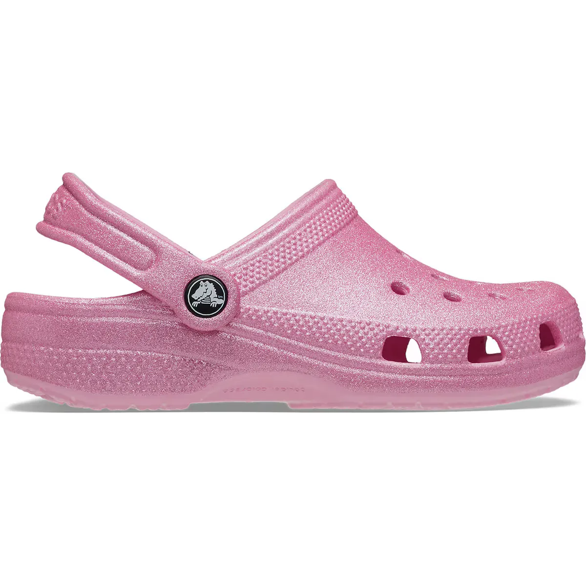 

Детские сабо Crocs Classic Glitter Clog, розовый