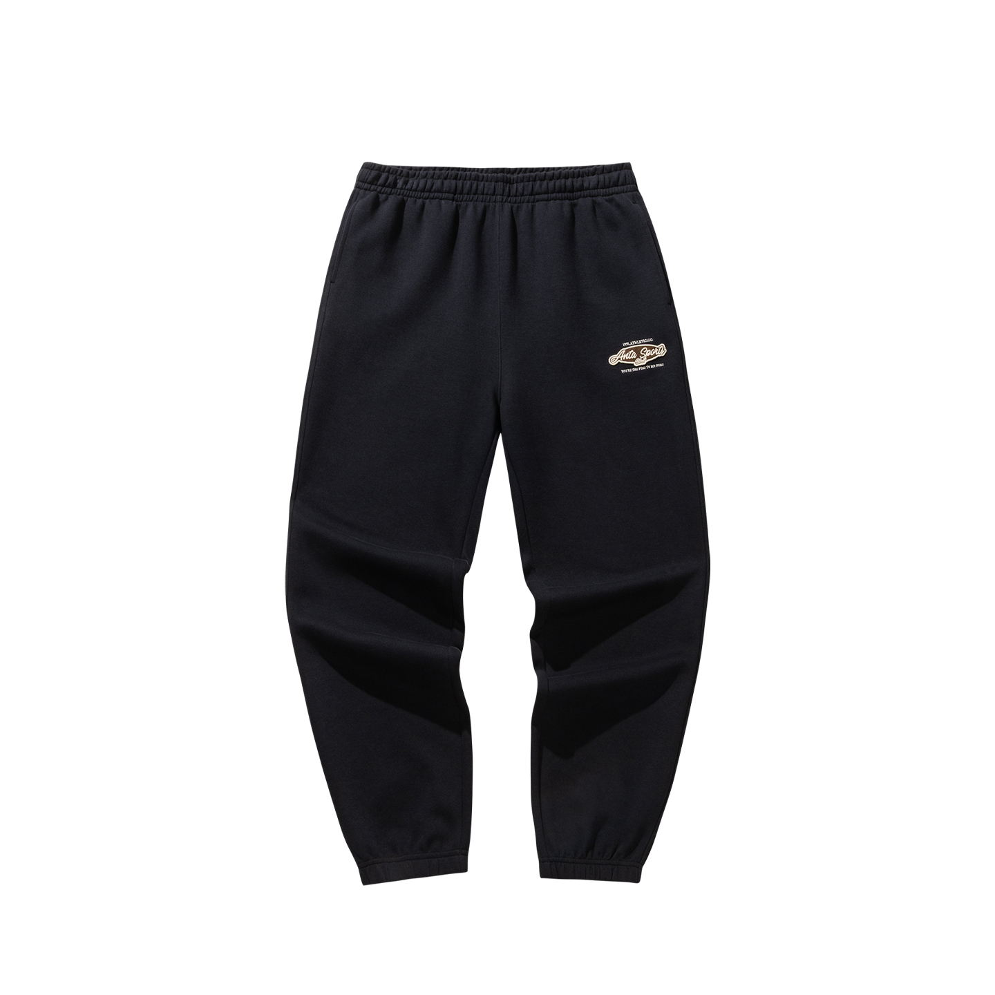 

ANTA Трикотажные спортивные штаны мужские Basic Black