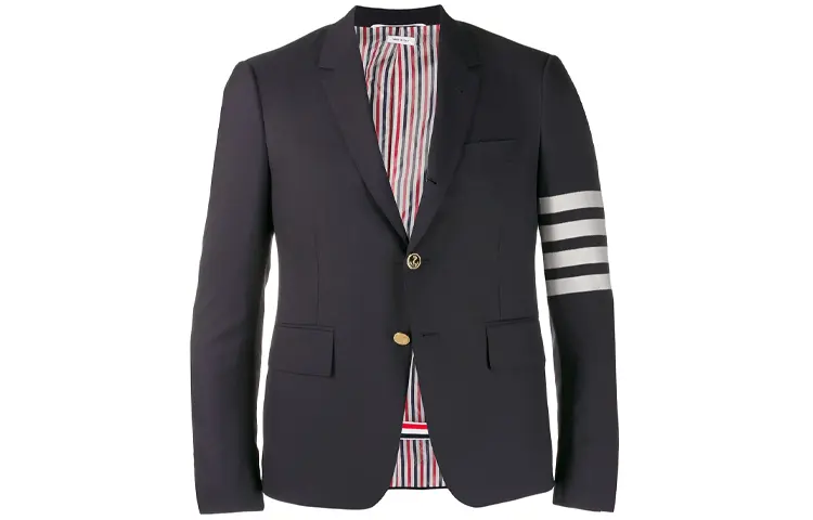 

THOM BROWNE Мужской синий деловой костюм, Blue