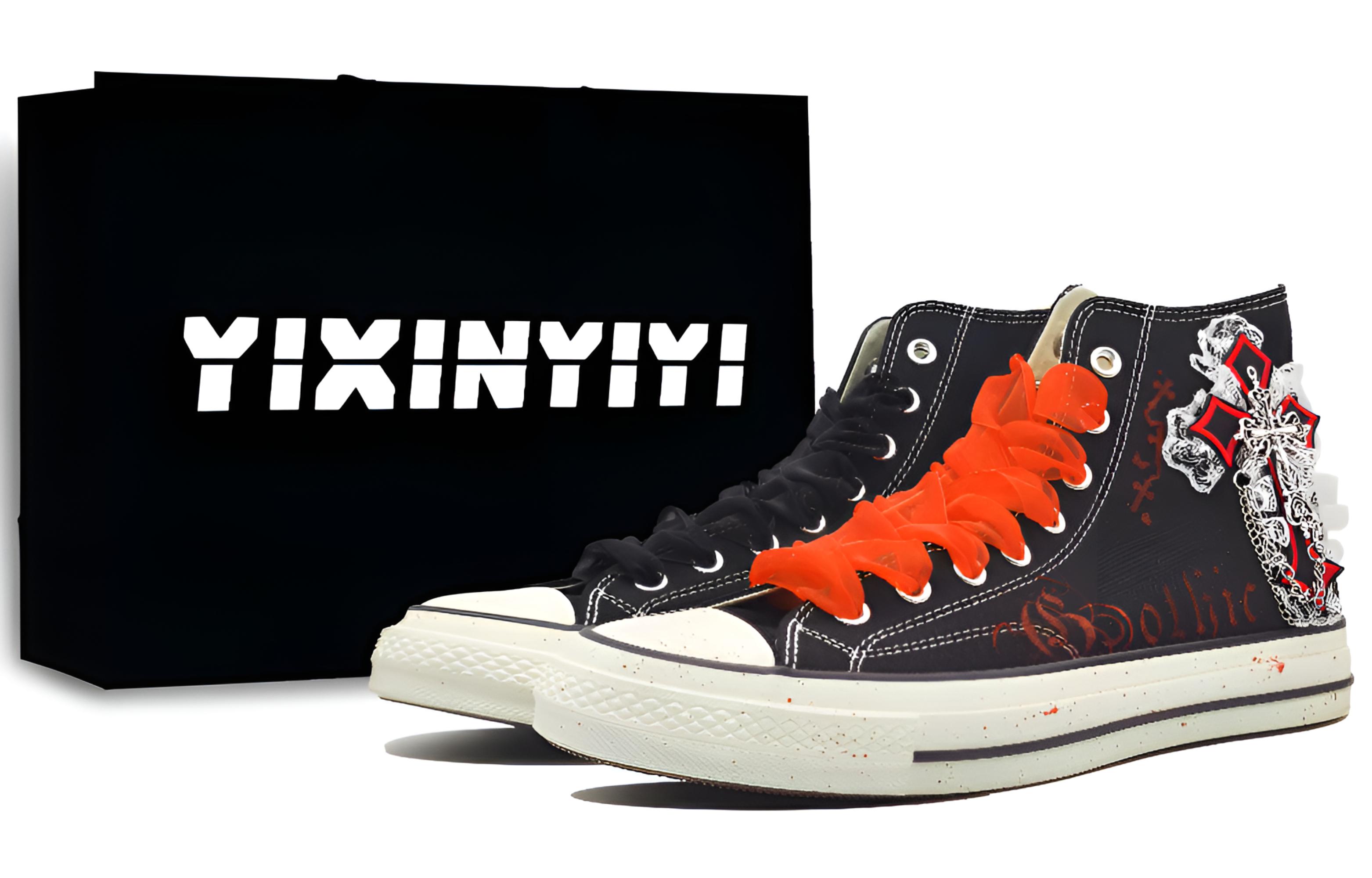 

Кроссовки Chuck 70 Abrasion Resistant High top Canvas Unisex Blood Orange Converse, blood оранжевый shopping bag