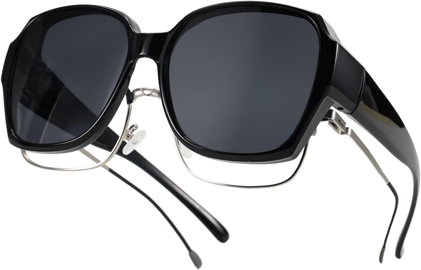 

Солнцезащитные очки OCCI CHIARI Large Polarized Fit Over Glasses для женщин, легкие, из материала TR90, подходят для вождения, езды на велосипеде и занятий спортом, Black