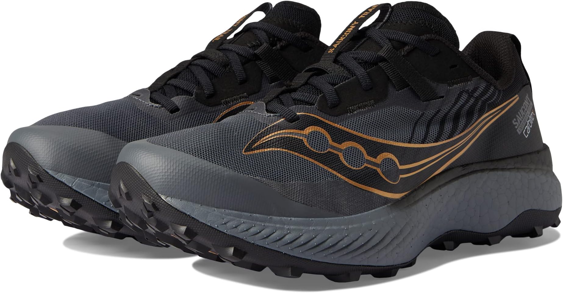 

Кроссовки Saucony Endorphin Edge, цвет Black/Goldstruck
