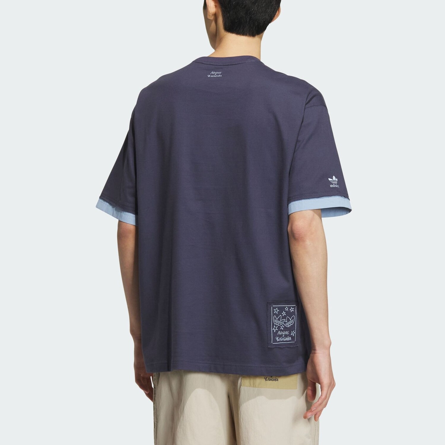 Футболка унисекс темно-синяя Adidas Originals, темно-синий — фото 3