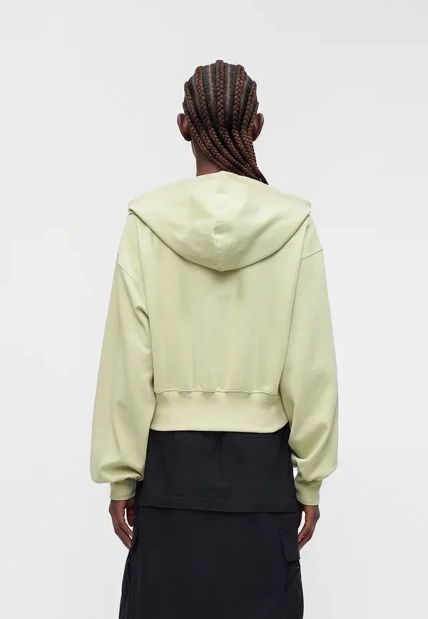 Толстовка на молнии Nike Sportswear, оливковый аура — фото 3