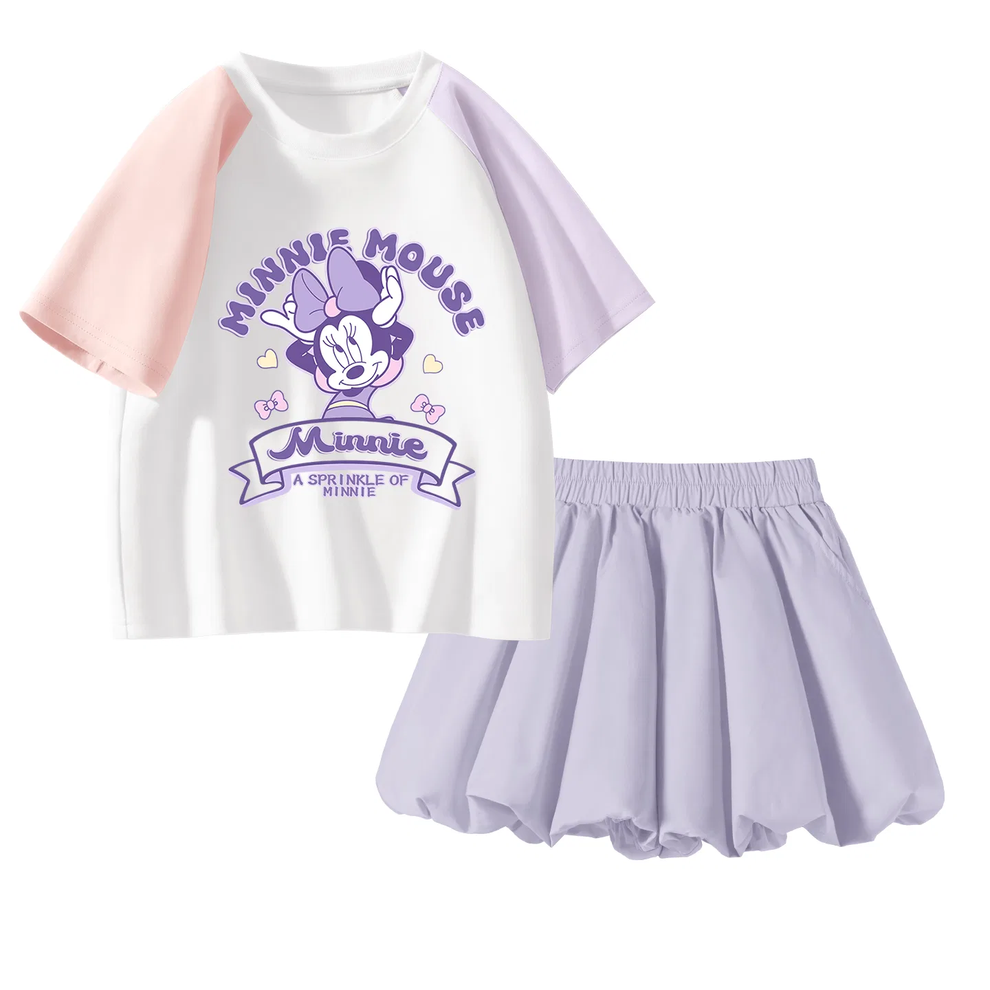 Спортивный костюм для детей Disney Casual Sportswear 2 Piece Set розово-пурпурный