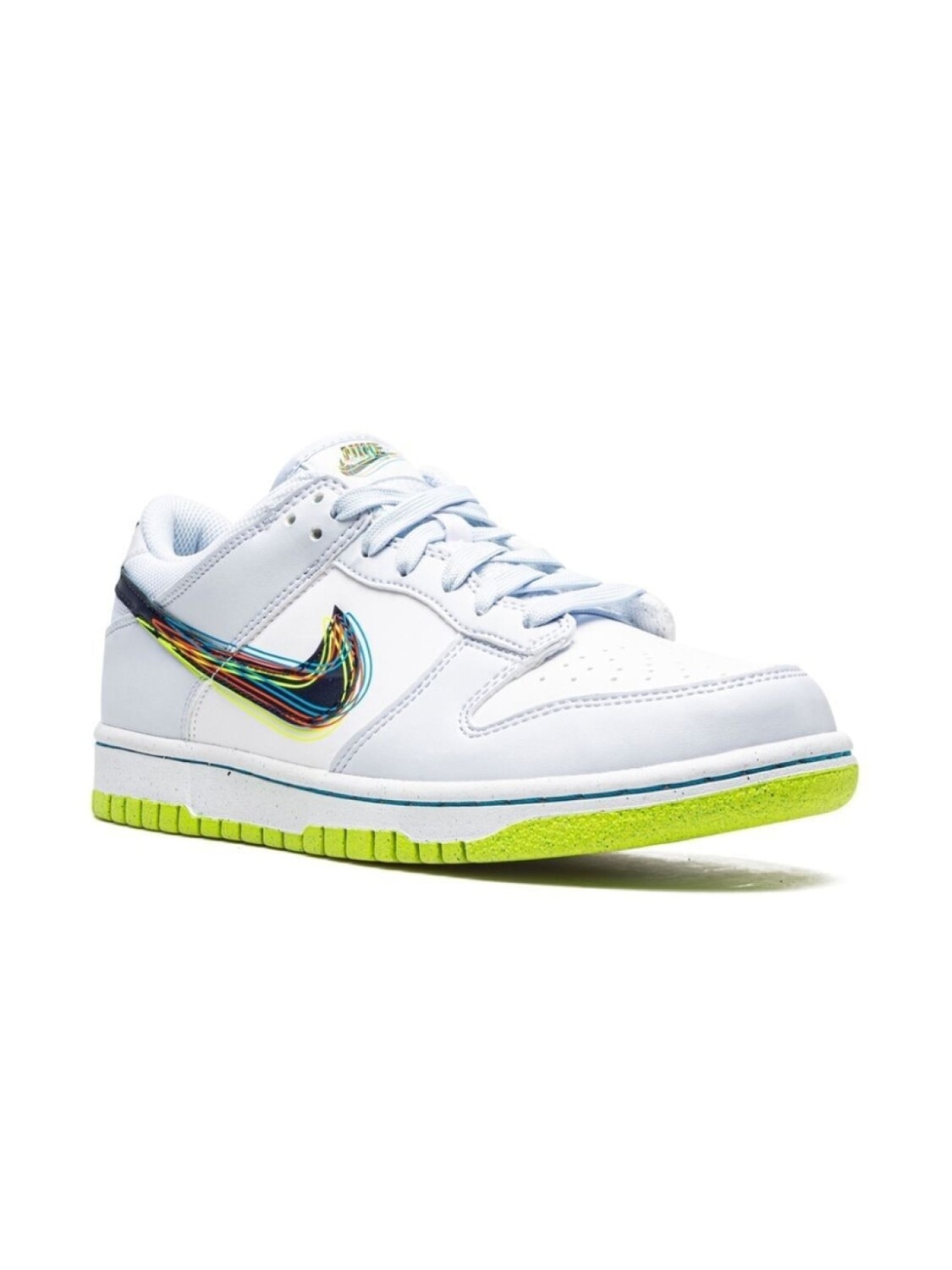 

Кроссовки Dunk Low 3D Swoosh Nike Kids, белый