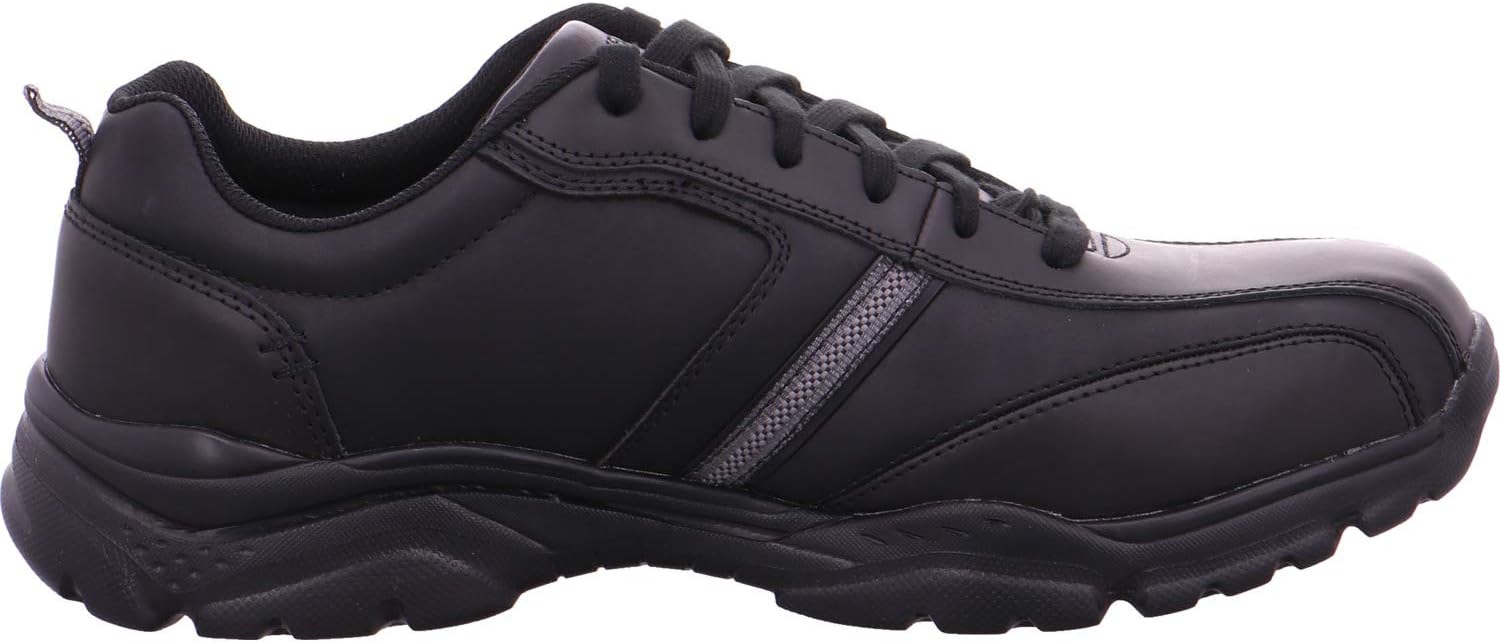 Мужские кроссовки Skechers Relaxed Fit Rovato Larion, черный — фото 4