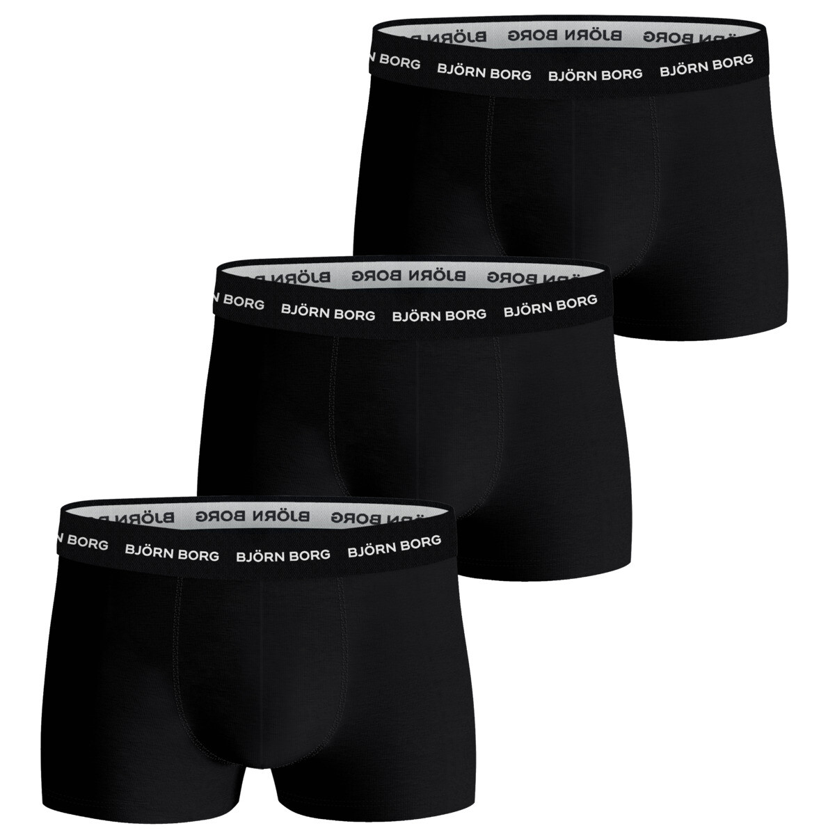 

Боксеры Björn Borg Boxershorts Cotton Stretch Trunk 3 шт, черный