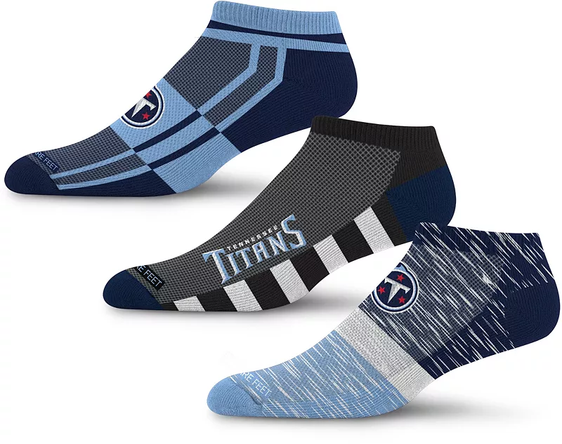 

Набор из 3 носков Tennessee Titans Streak Strike для босых ног взрослых For Bare Feet