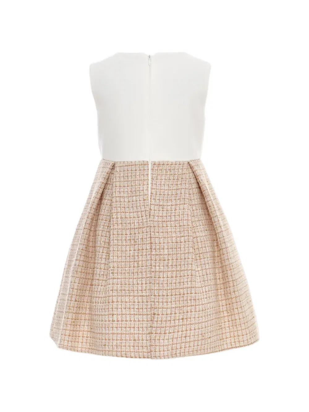 Комплект из пиджака и юбки из букле Dress & Fleur, нейтральный — фото 4