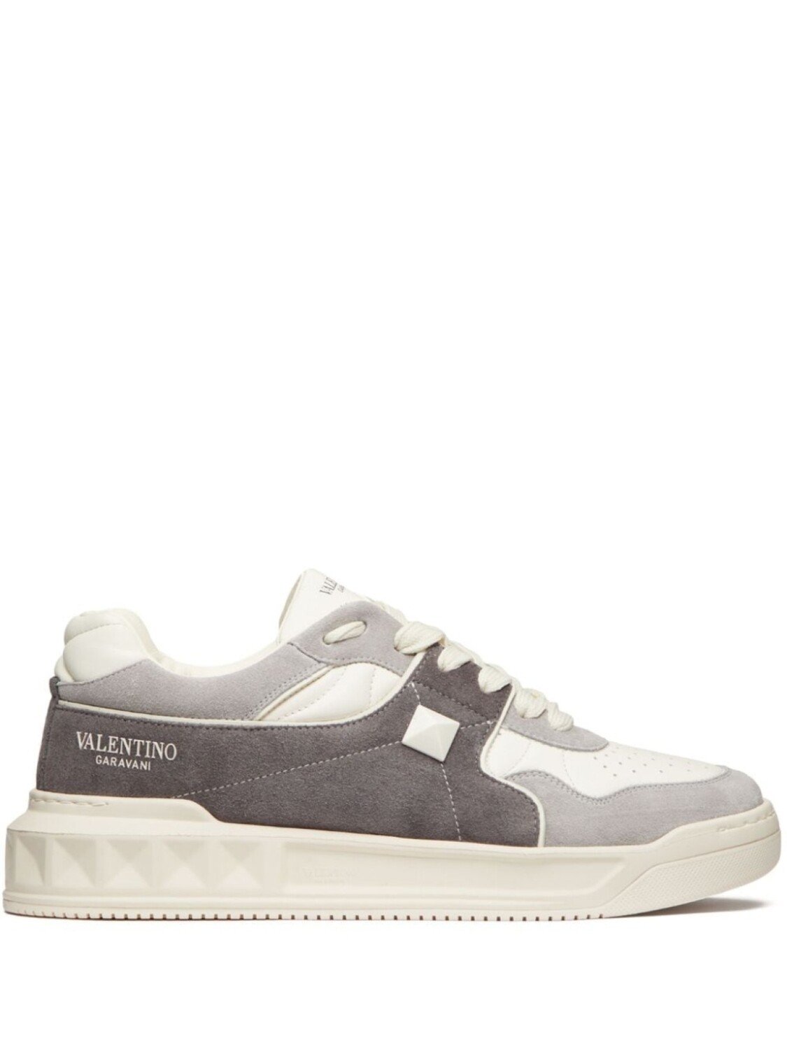 

Кроссовки Valentino Garavani One Stud XL, белый/серый