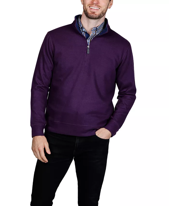 

Мужская водолазка French Rib с застежкой до четверти Tailorbyrd, фиолетовый