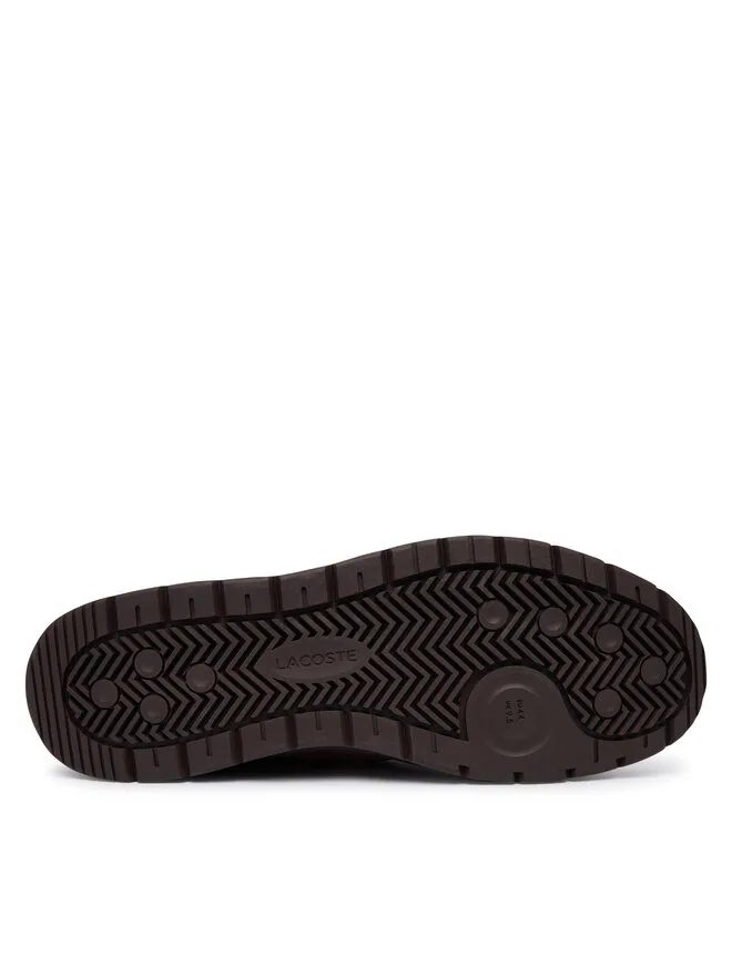 Lacoste Кроссовки судьи 51SMA0105 DB2 коричневые — фото 4