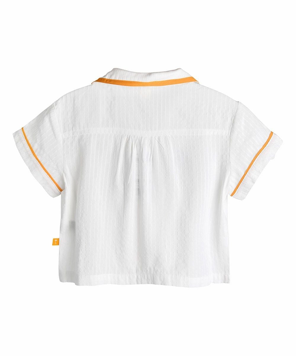 Футболка с коротким рукавом Coco Farm Moimoln, Ivory — фото 2