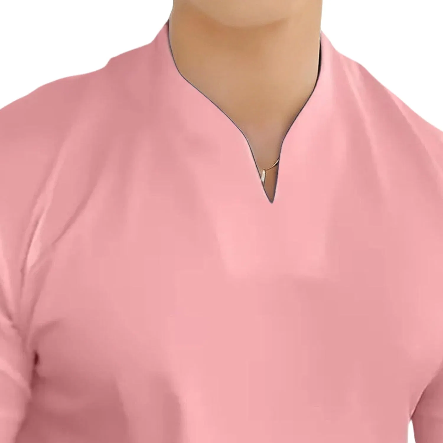 Футболка мужская V-образный вырез, Generic, Pink — фото 4