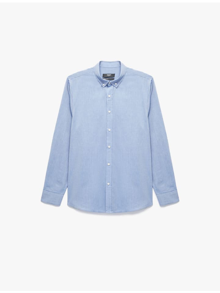 

KOTON Футболки LS BSC синего цвета